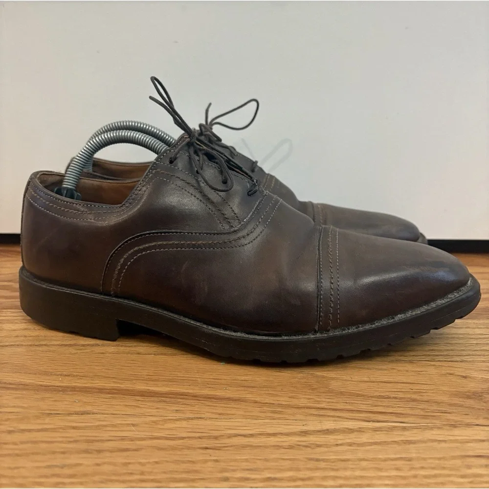 Allen Edmonds Men's Westwood Dark Brown Cap Toe Oxford Lace Up Shoes Size‎ 9 D